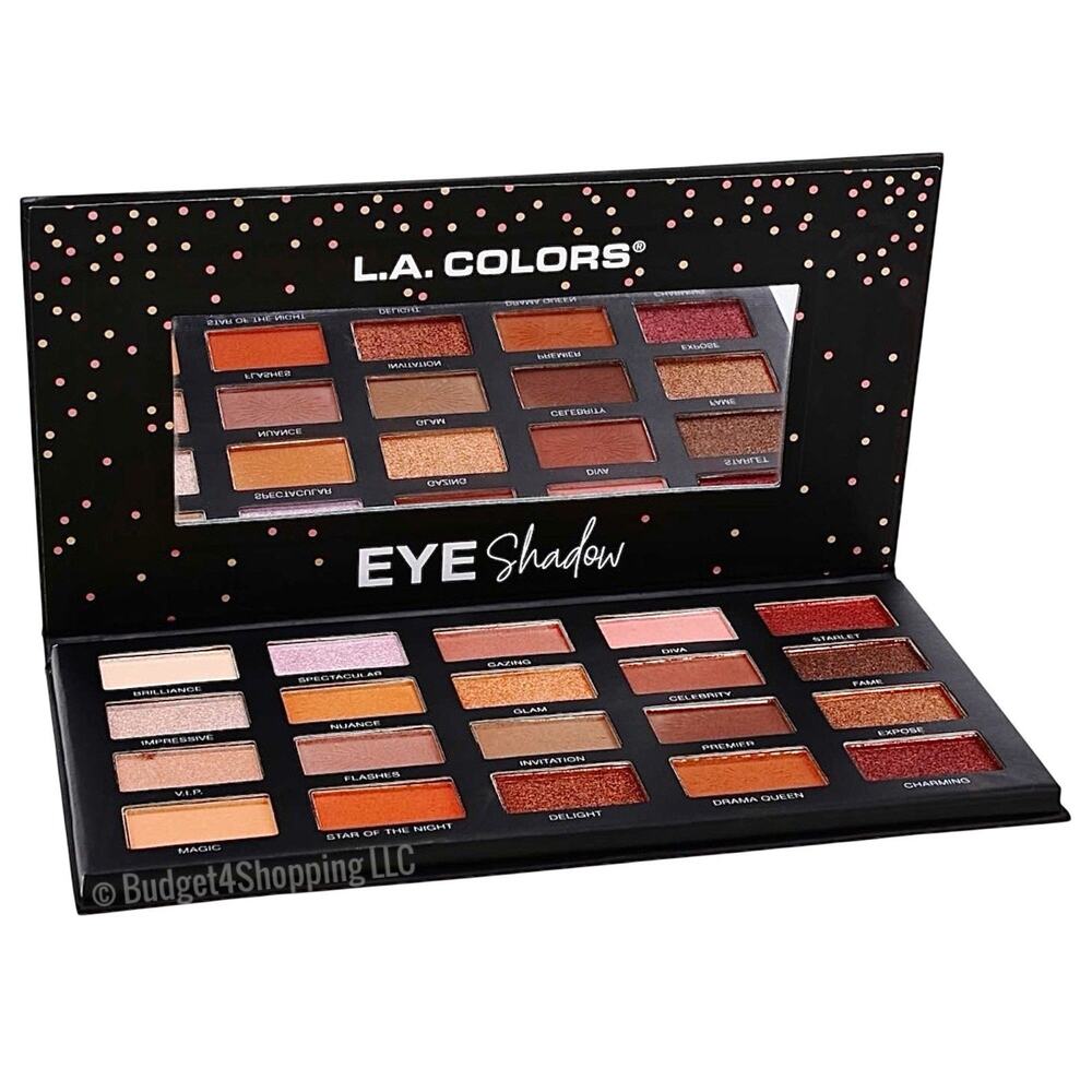 L.A. Colors EYE Shadow 20 Color Eyeshadow Collection Palette